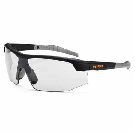 ERGODYNE SKOLL In/Outdoor Lens Matte Black Safety Glasses 59080